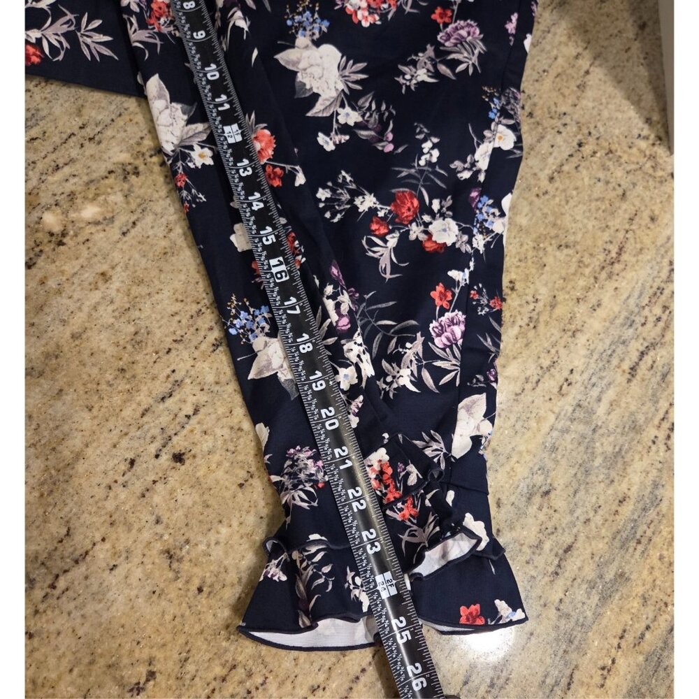 Lane Bryant Women Sz 20W The Allie Capri Floral Print Ruffle Hem 40x24" - Picture 5 of 15